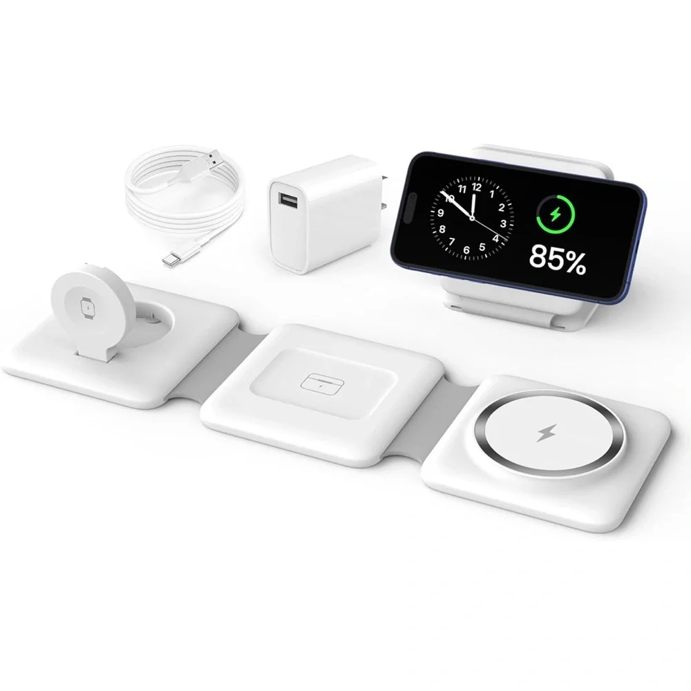 3 in 1 UCOMX Portable Magnetic Wireless Charger